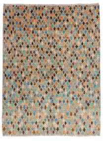  Moroccan Berber - Afghanistan Teppich 150X195 Echter Moderner Handgeknüpfter Dunkelbraun/Braun (Wolle, Afghanistan)