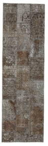 77X253 Patchwork - Persien/Iran Teppich Moderner Läufer Braun/Schwarz (Wolle, Persien/Iran)