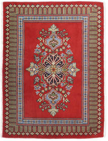  Keshan Teppich 78X102 Echter Orientalischer Handgeknüpfter Dunkelrot/Dunkelbraun/Schwartz (Wolle, Persien/Iran)