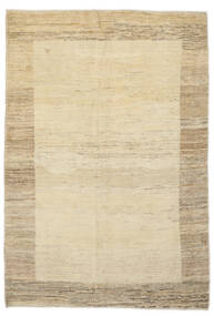  Gabbeh Persisch Teppich 165X240 Echter Moderner Handgeknüpfter Olivgrün/Beige (Wolle, Persien/Iran)