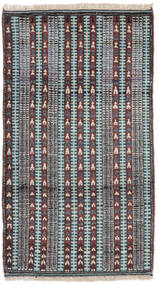  Moroccan Berber - Afghanistan Teppich 105X189 Echter Moderner Handgeknüpfter Schwartz/Dunkelgrau (Wolle, Afghanistan)
