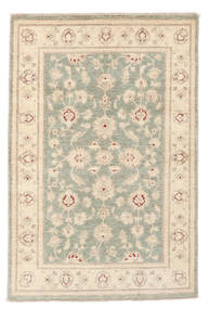  Ziegler Teppich 118X178 Echter Orientalischer Handgeknüpfter Olivgrün/Dunkel Beige (Wolle, Afghanistan)