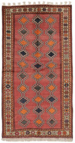  125X228 Hamadan Teppich Dunkelrot/Schwarz Persien/Iran 