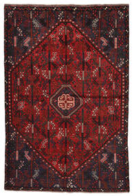  Ghashghai Teppich 170X256 Echter Orientalischer Handgeknüpfter Schwartz/Dunkelrot (Wolle, Persien/Iran)