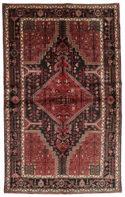  Toiserkan Teppich 132X243 Echter Orientalischer Handgeknüpfter Schwartz/Dunkelbraun (Wolle, Persien/Iran)