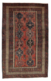  Afshar Teppich 126X205 Echter Orientalischer Handgeknüpfter Schwartz/Dunkelbraun (Wolle, Persien/Iran)