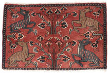  Asadabad Teppich 60X90 Echter Orientalischer Handgeknüpfter Dunkelbraun/Schwartz (Wolle, Persien/Iran)