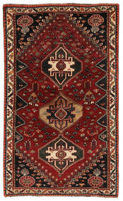  Ghashghai Teppich 108X176 Echter Orientalischer Handgeknüpfter Schwartz/Dunkelbraun (Wolle, Persien/Iran)
