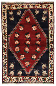  Ghashghai Teppich 118X180 Echter Orientalischer Handgeknüpfter Dunkellila/Schwartz (Wolle, Persien/Iran)