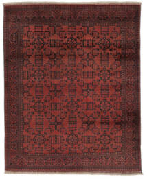  Afghan Khal Mohammadi Teppich 157X193 Echter Orientalischer Handgeknüpfter Schwartz/Dunkelbraun (Wolle, Afghanistan)