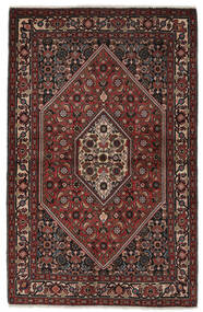  Bidjar Zanjan Teppich 106X162 Echter Orientalischer Handgeknüpfter Schwartz/Dunkelbraun (Wolle, Persien/Iran)