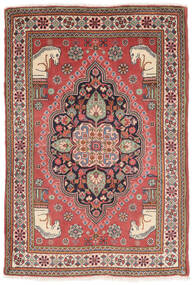  Afshar/Sirjan Teppich 71X105 Echter Orientalischer Handgeknüpfter Rot/Dunkelbraun (Wolle, Persien/Iran)