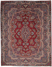  304X392 Yazd Teppich Teppich Dunkelrot/Schwarz Persien/Iran 