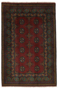  Afghan Teppich 102X154 Echter Orientalischer Handgeknüpfter Schwartz (Wolle, Afghanistan)