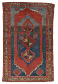  Antik Lori Pambak Ca. 1900 Teppich 145X225 Echter Orientalischer Handgeknüpfter Dunkelbraun/Schwartz (Wolle, Aserbaidschan/Rußland)