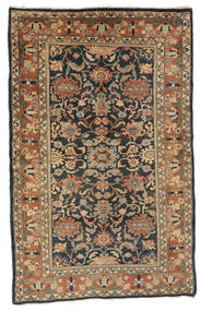  Antik Lillian Ca. 1900 Teppich 126X200 Echter Orientalischer Handgeknüpfter Dunkelbraun/Schwartz (Wolle, Persien/Iran)