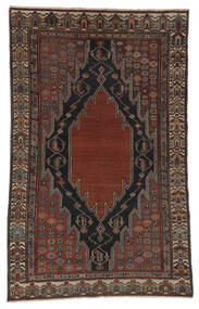  Persischer Antik Mazlagan Ca. 1930 Teppich 130X190 Schwarz/Braun 