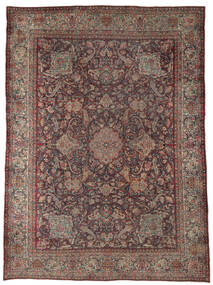 280X370 Antik Kerman Ca. 1900 Teppich Teppich Echter Orientalischer Handgeknüpfter Braun/Dunkelrot Großer (Wolle, Persien/Iran)