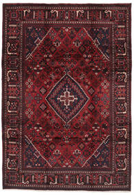 Persischer Joshaghan Teppich Teppich 220X312 Schwarz/Dunkelrot (Wolle, Persien/Iran)