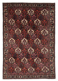  Bachtiar Teppich 203X295 Echter Orientalischer Handgeknüpfter Schwartz/Dunkelbraun (Wolle, Persien/Iran)