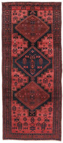  Kurdi Teppich 132X307 Echter Orientalischer Handgeknüpfter Läufer Schwartz/Dunkelbraun (Wolle, Persien/Iran)