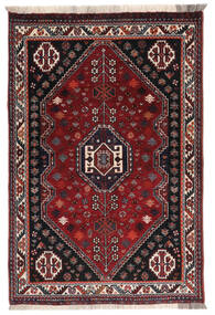  Ghashghai Teppich 110X165 Echter Orientalischer Handgeknüpfter Schwartz/Dunkelbraun (Wolle, Persien/Iran)