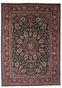  Kashmar Teppich 245X338 Echter Orientalischer Handgeknüpfter Schwartz/Dunkelbraun (Wolle, Persien/Iran)