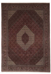  Bidjar Takab/Bukan Teppich 252X354 Echter Orientalischer Handgeknüpfter Schwartz/Dunkelbraun Großer (Wolle, Persien/Iran)