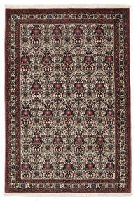  Persischer Abadeh Teppich Teppich 103X154 Schwarz/Dunkelrot (Wolle, Persien/Iran)