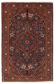 Sarough Teppich 104X156 Echter Orientalischer Handgeknüpfter Schwartz/Dunkelbraun (Wolle, Persien/Iran)
