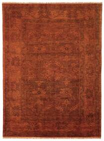  Oriental Overdyed Teppich 206X280 Echter Moderner Handgeknüpfter Dunkelrot/Schwartz (Wolle, Persien/Iran)
