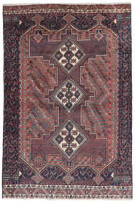  Afshar Shahre Babak Teppich 120X179 Echter Orientalischer Handgeknüpfter Schwartz/Dunkelrot/Dunkelbraun (Wolle, Persien/Iran)