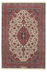  198X293 Sarough Teppich Handgeknüpfter Teppich Dunkelrot/Braun Persien/Iran 