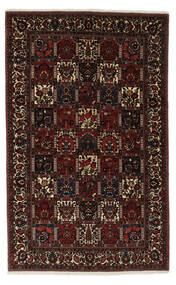  Persischer Bachtiar Teppich 160X255 Schwarz/Braun (Wolle, Persien/Iran)