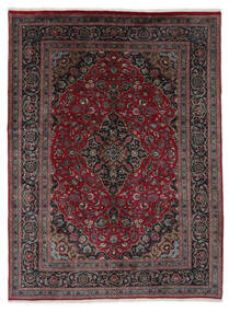  203X281 Maschad Teppich Teppich Schwarz/Dunkelrot Persien/Iran 