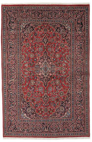  Maschad Teppich 195X293 Persischer Wollteppich Dunkelrot/Schwarz Teppich 