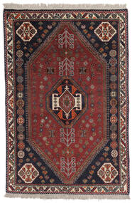  Ghashghai Teppich 103X152 Echter Orientalischer Handgeknüpfter Schwartz/Dunkelbraun (Wolle, Persien/Iran)