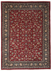  Orientalischer Sarough Teppich 254X345 Schwarz/Dunkelrot Großer (Wolle, Persien/Iran)
