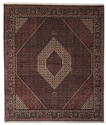  Bidjar Takab/Bukan Teppich 250X296 Echter Orientalischer Handgeknüpfter Schwartz/Dunkelbraun Großer (Wolle, Persien/Iran)
