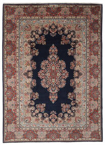 Echter Teppich Sarough Teppich 270X375 Schwarz/Braun Großer (Wolle, Persien/Iran)