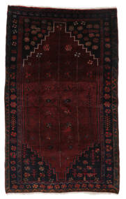  Hamadan Teppich 130X208 Echter Orientalischer Handgeknüpfter Schwartz (Wolle, Persien/Iran)