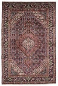  Täbriz Teppich 200X300 Echter Orientalischer Handgeknüpfter Dunkelbraun/Schwartz (Wolle, Persien/Iran)