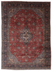  Sarough Teppich 285X398 Echter Orientalischer Handgeknüpfter Schwartz/Dunkelbraun Großer (Wolle, Persien/Iran)