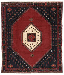 250X295 Klardasht Teppich Teppich Echter Orientalischer Handgeknüpfter Schwarz/Dunkelrot Großer (Wolle, Persien/Iran)
