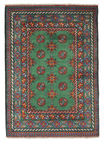  Afghan Teppich 103X146 Echter Orientalischer Handgeknüpfter Schwartz/Dunkelbraun (Wolle, Afghanistan)