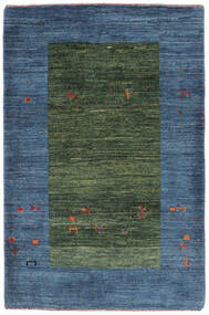 Echter Teppich Loribaft Fine Persisch Teppich 84X125 Dunkelblau/Schwarz (Wolle, Persien/Iran)