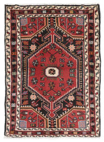  Toiserkan Teppich 63X87 Echter Orientalischer Handgeknüpfter Schwartz/Dunkelbraun (Wolle, Persien/Iran)