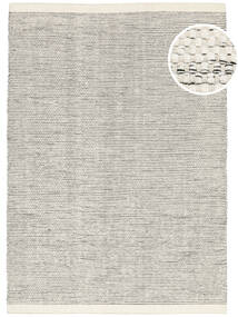  Abisko - Hell Beige/Schwarz Teppich 120X170 Echter Moderner Handgewebter Olivgrün/Dunkel Beige (Wolle, Indien)