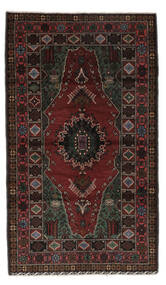  Belutsch Teppich 110X187 Echter Orientalischer Handgeknüpfter Schwartz (Wolle, Afghanistan)