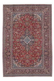 Keshan Teppich Teppich 211X313 Dunkelrot/Schwarz (Wolle, Persien/Iran)